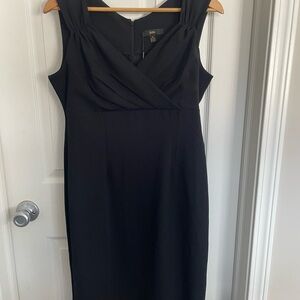 Elegant Black Midi Dress